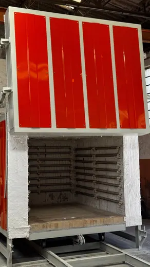 Araba tabanlı ısıl işlem fırını — üretim görseli 1