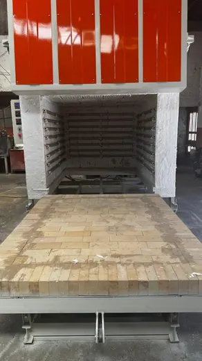Araba tabanlı ısıl işlem fırını — üretim görseli 3
